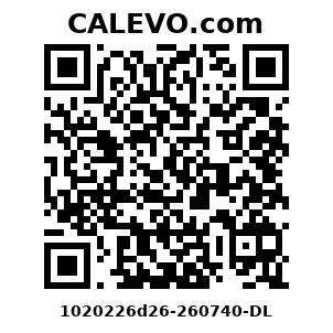 Calevo.com Preisschild 1020226d26-260740-DL