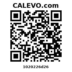 Calevo.com Preisschild 1020226d26
