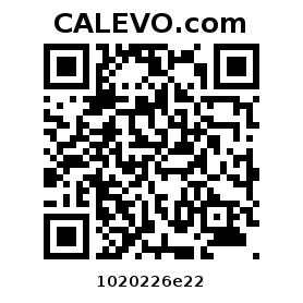 Calevo.com Preisschild 1020226e22