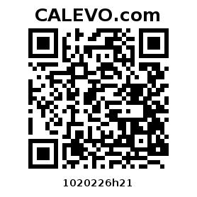 Calevo.com Preisschild 1020226h21