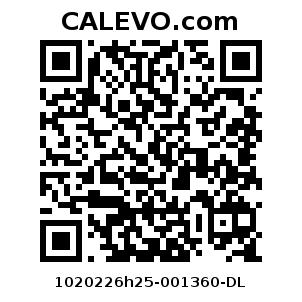 Calevo.com Preisschild 1020226h25-001360-DL