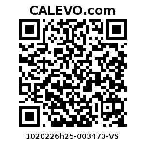 Calevo.com Preisschild 1020226h25-003470-VS