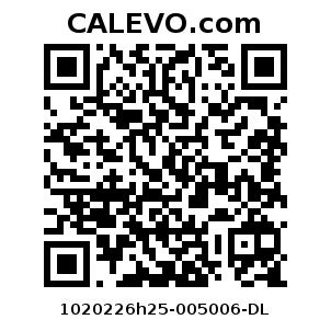 Calevo.com Preisschild 1020226h25-005006-DL