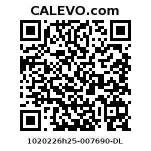 Calevo.com Preisschild 1020226h25-007690-DL