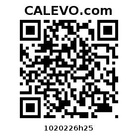 Calevo.com pricetag 1020226h25