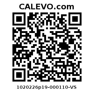 Calevo.com Preisschild 1020226p19-000110-VS