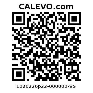 Calevo.com Preisschild 1020226p22-000000-VS