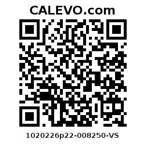 Calevo.com Preisschild 1020226p22-008250-VS