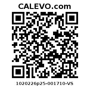 Calevo.com Preisschild 1020226p25-001710-VS