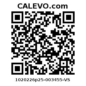 Calevo.com Preisschild 1020226p25-003455-VS
