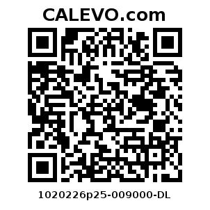 Calevo.com Preisschild 1020226p25-009000-DL