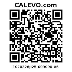 Calevo.com Preisschild 1020226p25-009000-VS