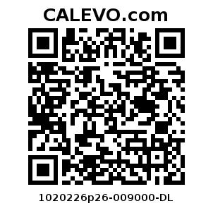 Calevo.com Preisschild 1020226p26-009000-DL