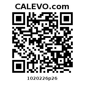 Calevo.com Preisschild 1020226p26