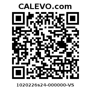 Calevo.com Preisschild 1020226s24-000000-VS