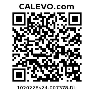 Calevo.com Preisschild 1020226s24-007378-DL