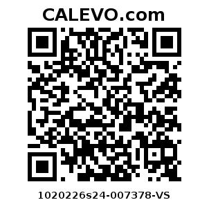 Calevo.com Preisschild 1020226s24-007378-VS
