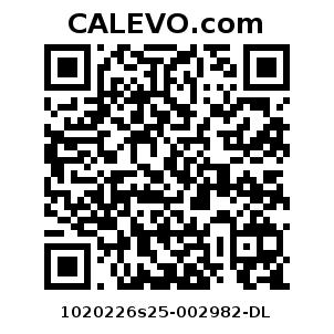 Calevo.com pricetag 1020226s25-002982-DL