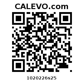 Calevo.com pricetag 1020226s25