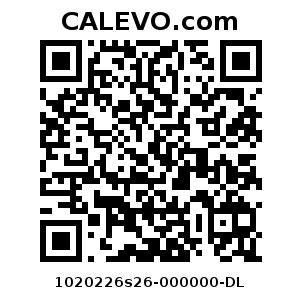 Calevo.com Preisschild 1020226s26-000000-DL