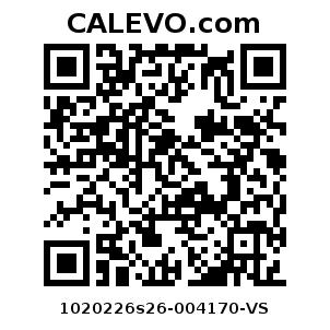 Calevo.com Preisschild 1020226s26-004170-VS