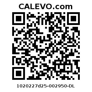 Calevo.com pricetag 1020227d25-002950-DL