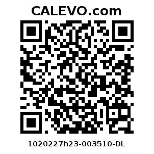 Calevo.com pricetag 1020227h23-003510-DL