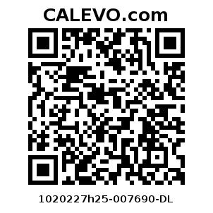 Calevo.com Preisschild 1020227h25-007690-DL