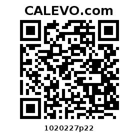 Calevo.com Preisschild 1020227p22