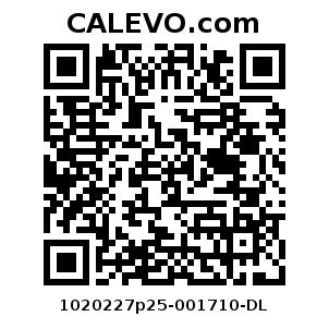 Calevo.com Preisschild 1020227p25-001710-DL