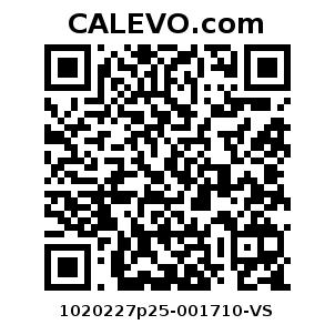 Calevo.com Preisschild 1020227p25-001710-VS