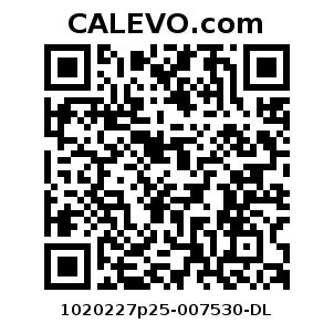Calevo.com Preisschild 1020227p25-007530-DL