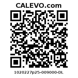 Calevo.com Preisschild 1020227p25-009000-DL
