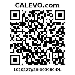 Calevo.com Preisschild 1020227p26-005680-DL