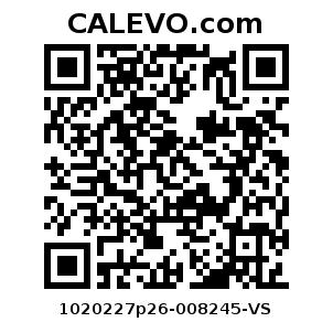 Calevo.com Preisschild 1020227p26-008245-VS