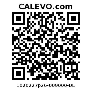 Calevo.com Preisschild 1020227p26-009000-DL