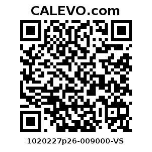 Calevo.com Preisschild 1020227p26-009000-VS