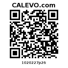 Calevo.com Preisschild 1020227p26