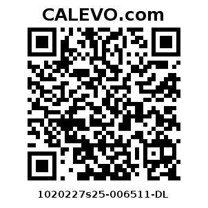 Calevo.com Preisschild 1020227s25-006511-DL