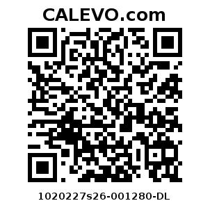 Calevo.com Preisschild 1020227s26-001280-DL