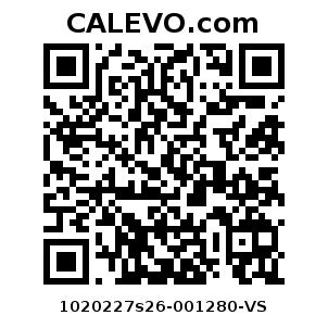 Calevo.com Preisschild 1020227s26-001280-VS