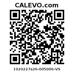Calevo.com Preisschild 1020227s26-005006-VS