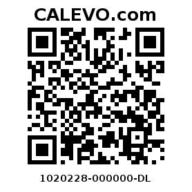 Calevo.com pricetag 1020228-000000-DL