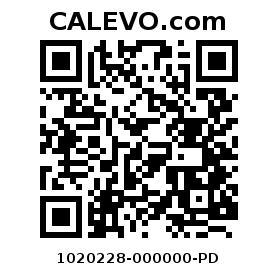 Calevo.com pricetag 1020228-000000-PD