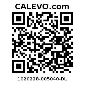 Calevo.com pricetag 1020228-005040-DL