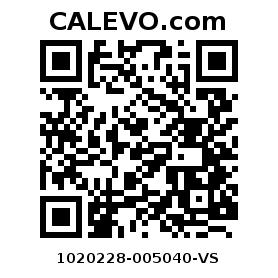 Calevo.com Preisschild 1020228-005040-VS