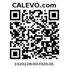 Calevo.com pricetag 1020228-007020-DL