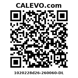 Calevo.com Preisschild 1020228d26-260060-DL