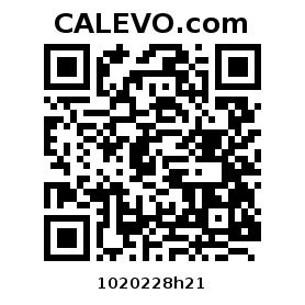 Calevo.com Preisschild 1020228h21
