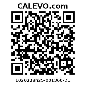 Calevo.com Preisschild 1020228h25-001360-DL